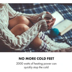 Klarstein Hot Spot Slimcurve Double Wave, Heater, 2000W, Weekly Timer, Black -Outlet Klarstein Devices Store 33503481 5