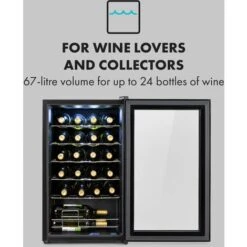 Klarstein Shiraz 24 Uno Wine Refrigerator 63 Litres 24 Bottles Touch Control Panel 5-18°C -Outlet Klarstein Devices Store 33503501 3