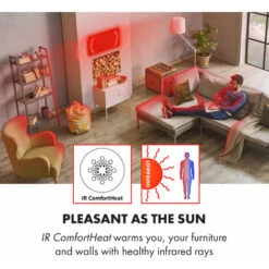Klarstein Wonderwall Air Art Smart Infrared Heater 80x60cm 500W Garden Path -Outlet Klarstein Devices Store 33503515 3