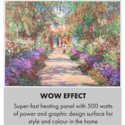 Klarstein Wonderwall Air Art Smart Infrared Heater 80x60cm 500W Garden Path -Outlet Klarstein Devices Store 33503515 5
