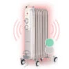Klarstein Thermaxx Retroheat Oil Radiator 2000W Floor Rollers Taupe