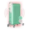 Klarstein Thermaxx Retroheat Oil Radiator 2500W Floor Rollers Green