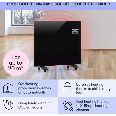 Klarstein Bornholm Single Smart Convection Heater 1000 W App Control 4 Klarstein Bornholm Single Smart Convection Heater 1000 W App Control - Image 4