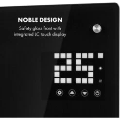 Klarstein Bornholm, Curved Smart, Convection Heater, 2000W, App Control, Black -Outlet Klarstein Devices Store 33503552 5