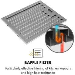 Klarstein Purista Americana, Extractor Hood, Baffle Filter, 306 M³ / H -Outlet Klarstein Devices Store 33504423 3