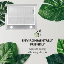 Klarstein Viola Extractor Hood Stainless Steel 59.6 Cm 612m³ / H EEC A Silver -Outlet Klarstein Devices Store 33596672 3