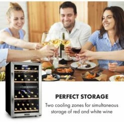 Klarstein Vinamour 45 Duo Wine Refrigerator 2 Zones 118 Ltr / 45 Fl 5-18 °C -Outlet Klarstein Devices Store 33765732 4