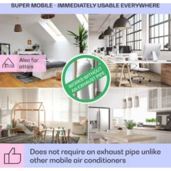 Klarstein Polar Tower Smart, Fan, Air Cooler, 7L, 85W, Remote Control, 5 X Ice Pack -Outlet Klarstein Devices Store 35647093 5