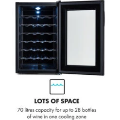 Klarstein Barolo 28 Uno, Wine Cooler, 70 Litres, 11-18 ° C, SingleZone -Outlet Klarstein Devices Store 35647096 3