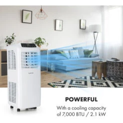 Klarstein Pure Blizzard Air Conditioner 3-in-1 Air Conditioner Dehumidifier & Fan 7000 BTU -Outlet Klarstein Devices Store 36382722 3
