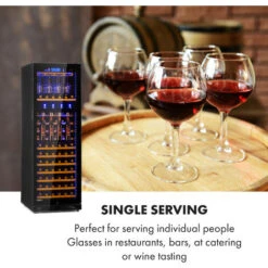 Klarstein First Class 129 Wine Cooler Dispenser 129 Bottles 5-22 ° C Black -Outlet Klarstein Devices Store 36812339 3