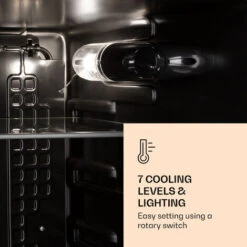 Klarstein Obsidian Refrigerator 90 Litre Vegetable Compartment -Outlet Klarstein Devices Store 38510717 5