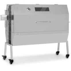 Klarstein Sauenland Pro XL, Suckling Pig Grill, Rotary Spit, 15W, 4 Rollers, Stainless Steel