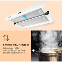 Klarstein Mariana Neo 60, Flat Screen Bonnet, 60cm, 640 M³/h, Exhaust Air, LED -Outlet Klarstein Devices Store 42770280 5