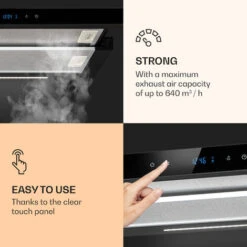 Klarstein Mariana Neo 60, Flat Screen Hood, 60cm, 640 M³ / H, Exhaust Air, LED -Outlet Klarstein Devices Store 42770283 4