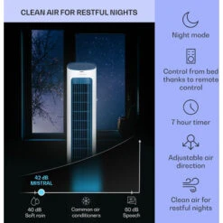 Klarstein Mistral 5-in-1 Air Cooler Fan Humidifier Ioniser 360 M³/h Remote Control -Outlet Klarstein Devices Store 88884637 4