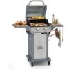 Klarstein Lucifer 2 Gas Grill 2 X 3.6 KW Burners 45x45cm Barbecue Stainless Steel Mobile