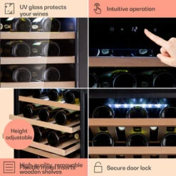 Klarstein Barossa 50 Uno Wine Refrigerator 1 Zone 120 Litres / 50 Bottles Touch Display -Outlet Klarstein Devices Store 96685167 5