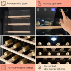 Klarstein Barossa 29 Uno Wine Refrigerator 1 Zone 88 Litres / 28 Bottles Touch Display -Outlet Klarstein Devices Store 96890184 5